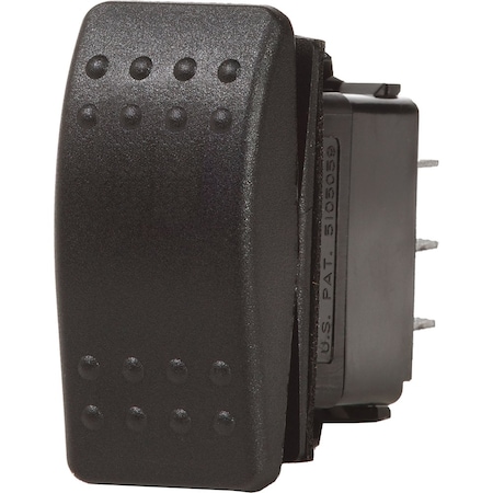 Blue Sea Systems Blue Sea 7938 Contura II Switch DPDT Black - (ON)-OFF-(ON) 7938